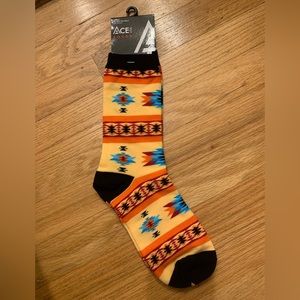 ACE USA Yellow Orange Black Blue Geometric Women‘s